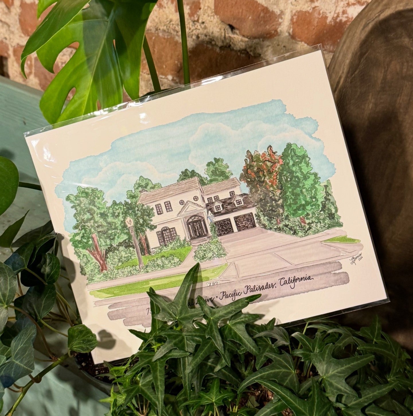 Custom Watercolor Painting of Home, Church or Chapel - DEPOSIT