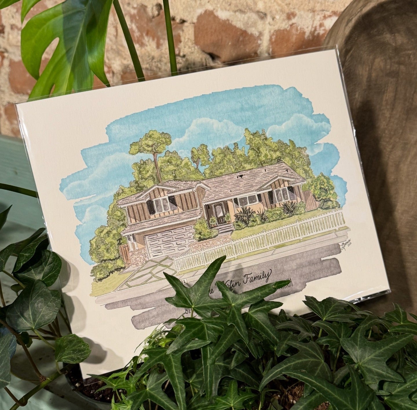 Custom Watercolor Painting of Home, Church or Chapel - DEPOSIT