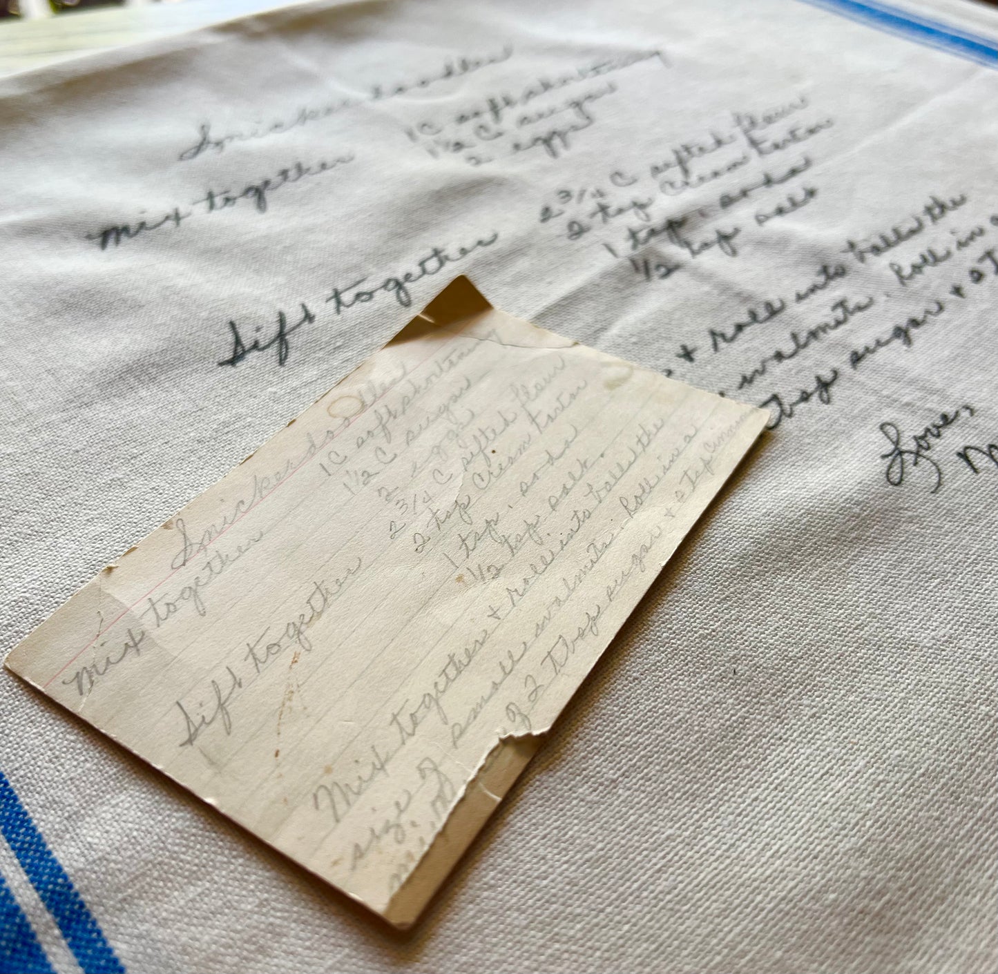 Custom Tea Towel Printed with Custom Art, Recipe Card, Child's Drawing Tea Towel Kitchen Towel Flour Sack Towel